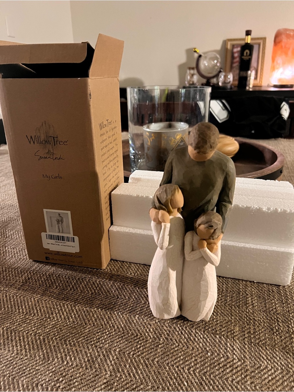 Willow Tree "My Girls" Sculpted Figure - Cream and Taupe